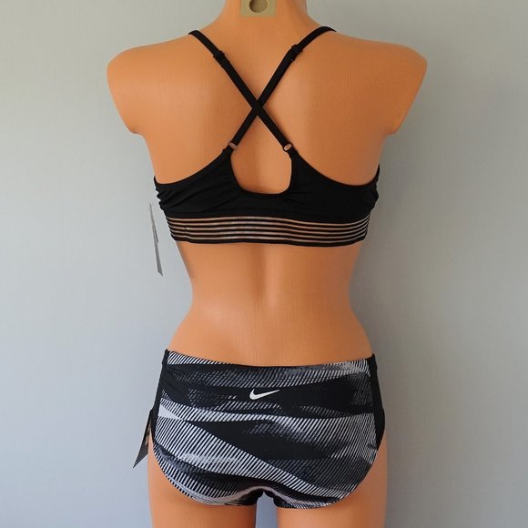 Nike 2 Piece Active Black Bikini Set NWT - Picture 3 of 3